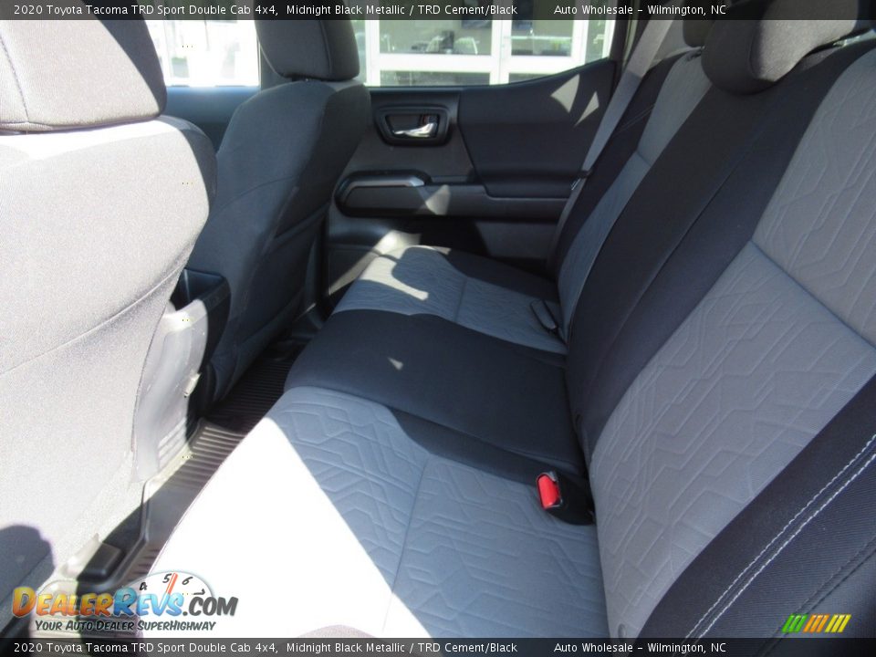 2020 Toyota Tacoma TRD Sport Double Cab 4x4 Midnight Black Metallic / TRD Cement/Black Photo #12