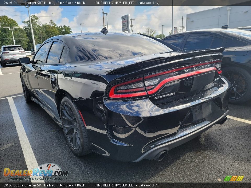 2016 Dodge Charger SRT Hellcat Pitch Black / Black Photo #4