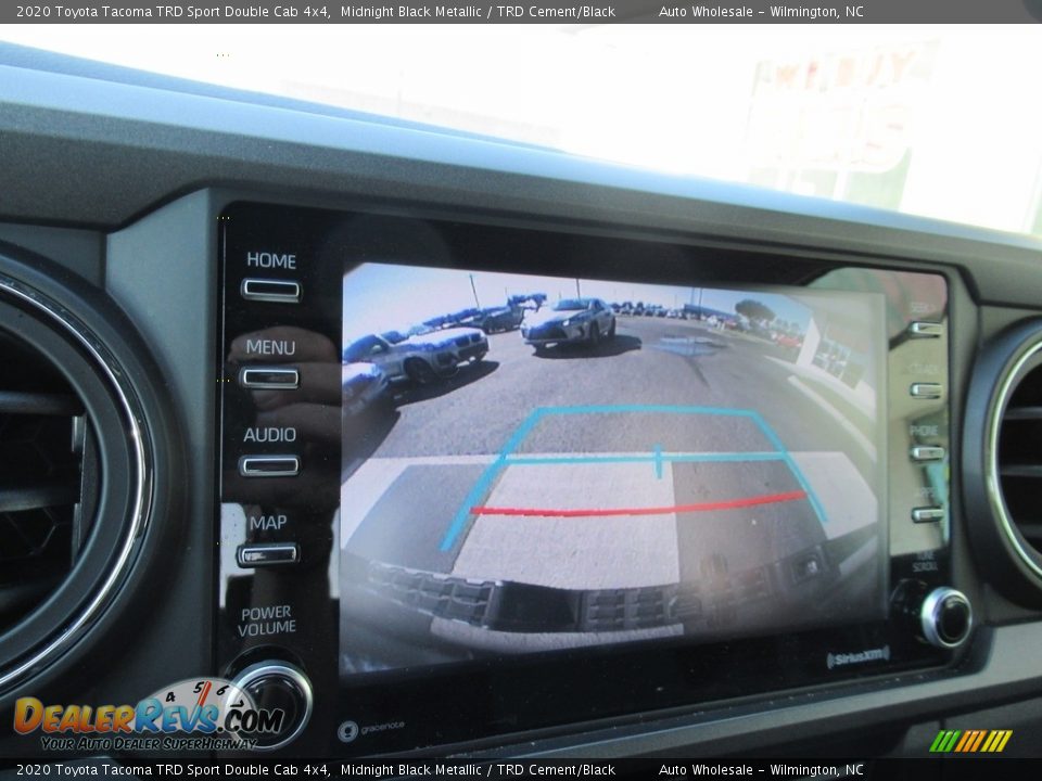 2020 Toyota Tacoma TRD Sport Double Cab 4x4 Midnight Black Metallic / TRD Cement/Black Photo #17