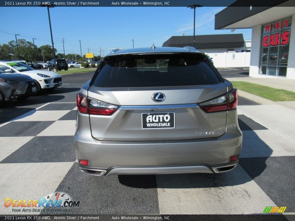2021 Lexus RX 350 AWD Atomic Silver / Parchment Photo #4