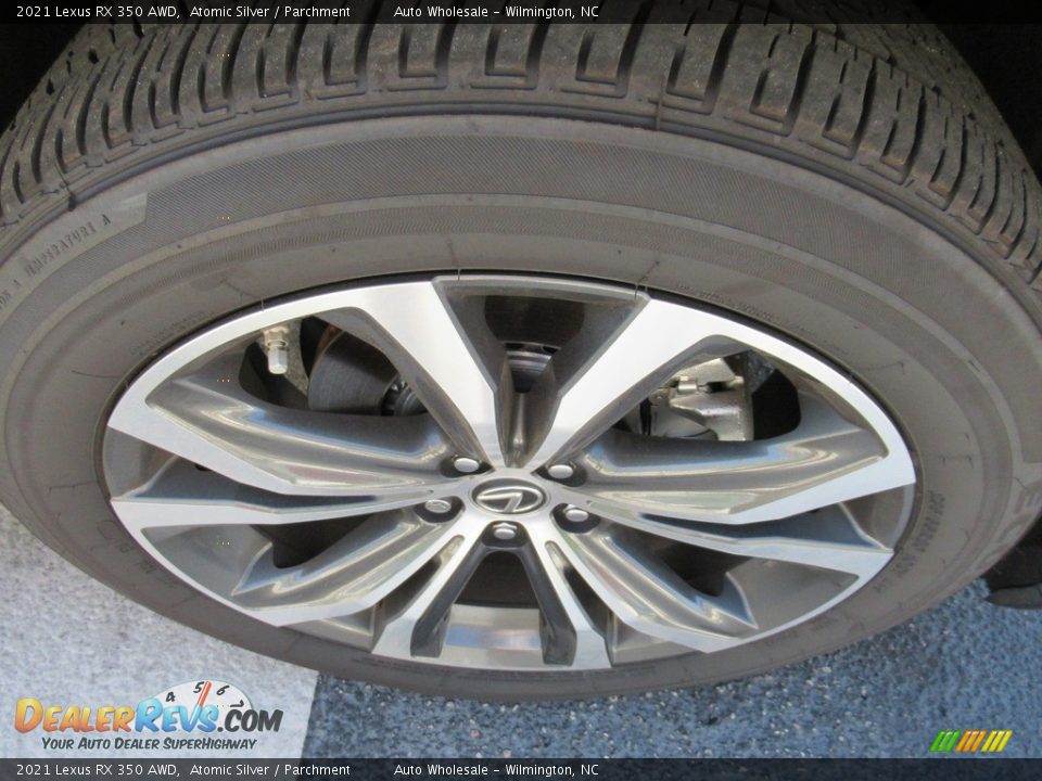 2021 Lexus RX 350 AWD Atomic Silver / Parchment Photo #7