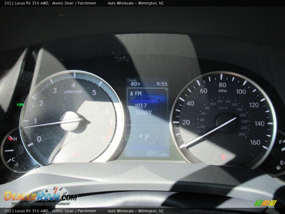 2021 Lexus RX 350 AWD Atomic Silver / Parchment Photo #16