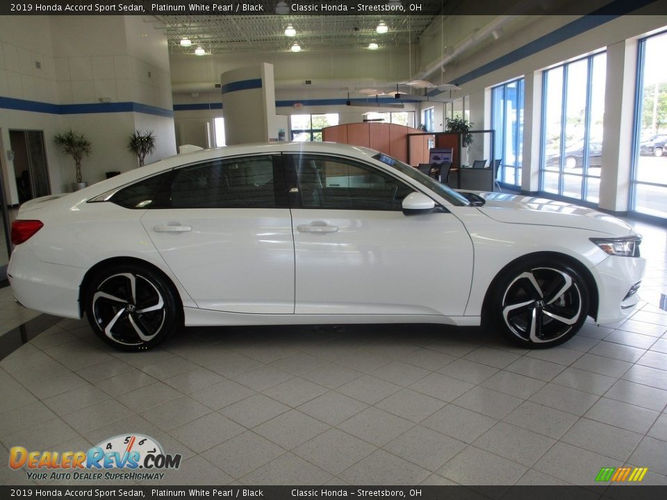 2019 Honda Accord Sport Sedan Platinum White Pearl / Black Photo #4