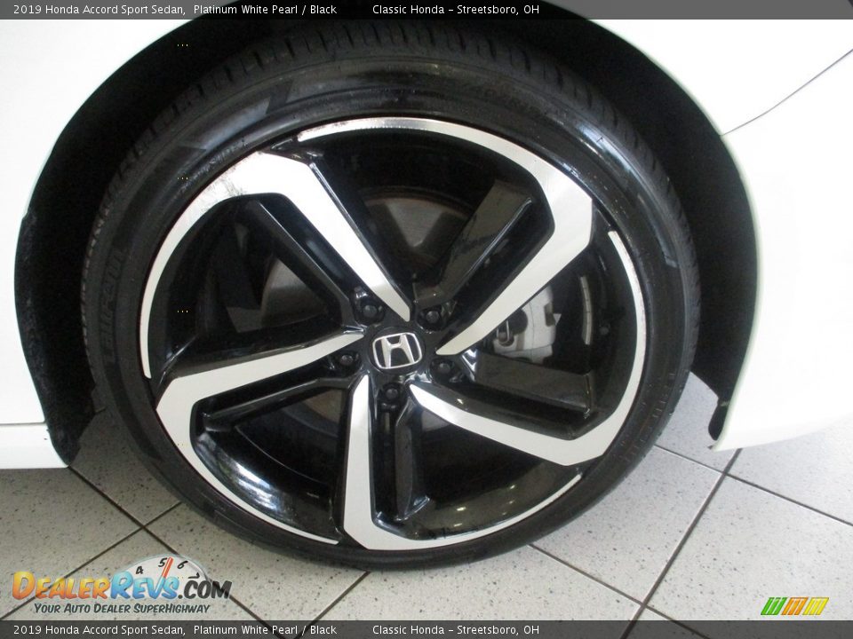 2019 Honda Accord Sport Sedan Platinum White Pearl / Black Photo #5