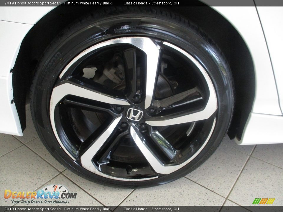 2019 Honda Accord Sport Sedan Platinum White Pearl / Black Photo #6