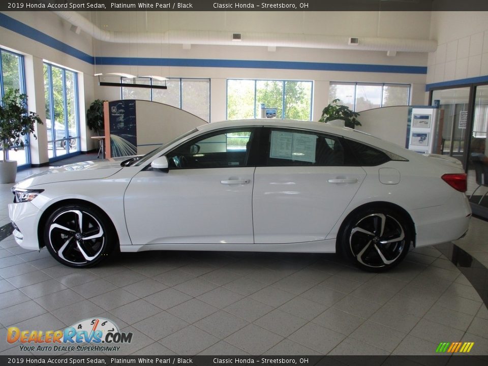 2019 Honda Accord Sport Sedan Platinum White Pearl / Black Photo #10