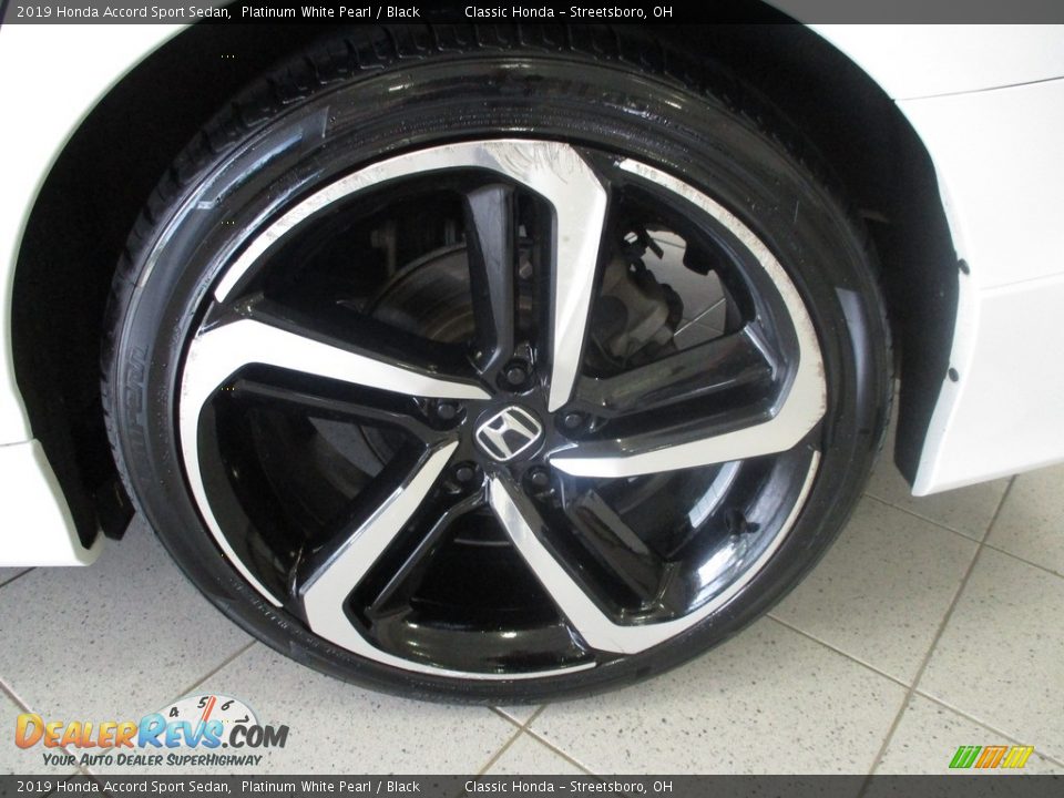2019 Honda Accord Sport Sedan Platinum White Pearl / Black Photo #11