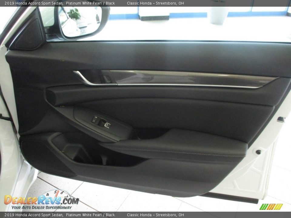 2019 Honda Accord Sport Sedan Platinum White Pearl / Black Photo #14