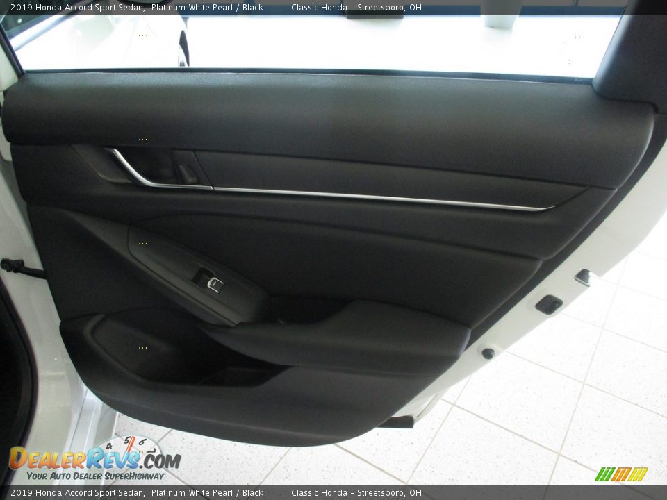 2019 Honda Accord Sport Sedan Platinum White Pearl / Black Photo #17