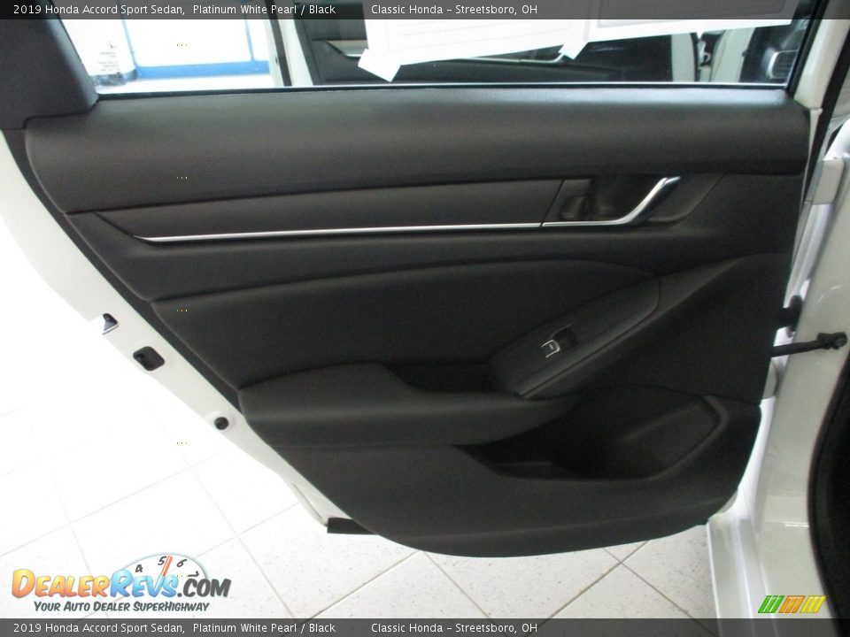 2019 Honda Accord Sport Sedan Platinum White Pearl / Black Photo #22
