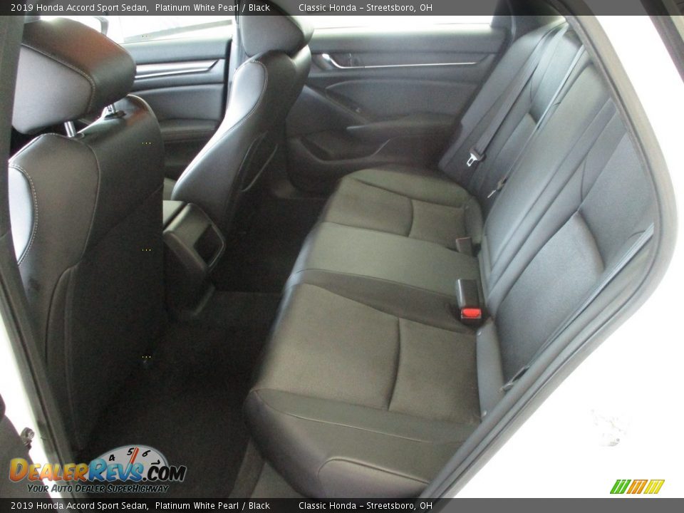 2019 Honda Accord Sport Sedan Platinum White Pearl / Black Photo #24