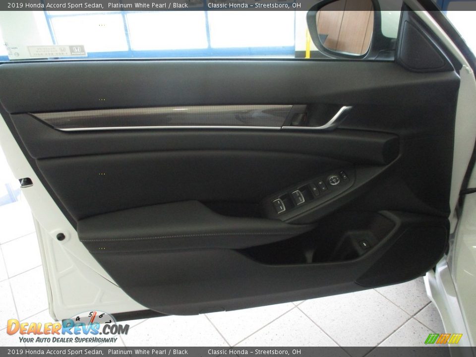 2019 Honda Accord Sport Sedan Platinum White Pearl / Black Photo #25