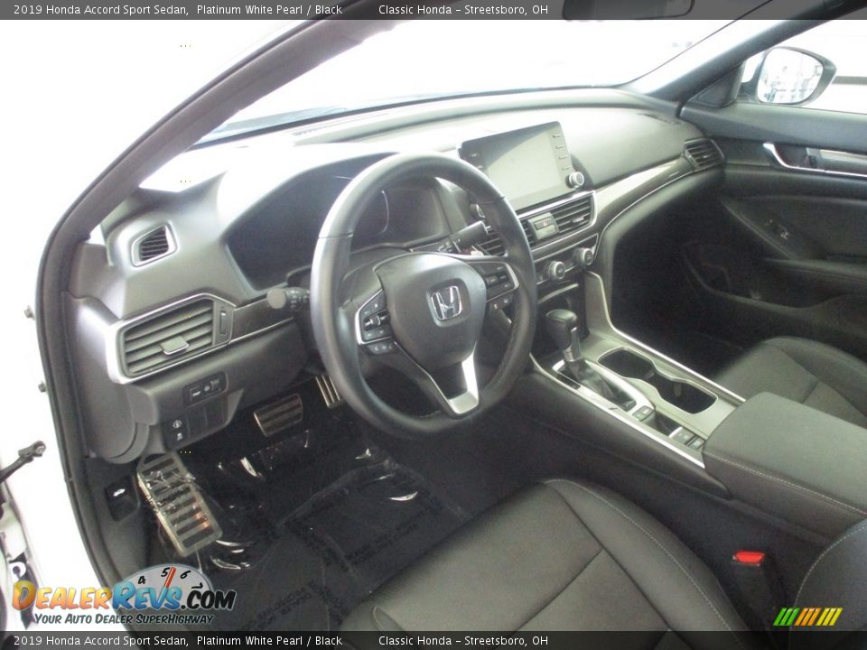 2019 Honda Accord Sport Sedan Platinum White Pearl / Black Photo #26