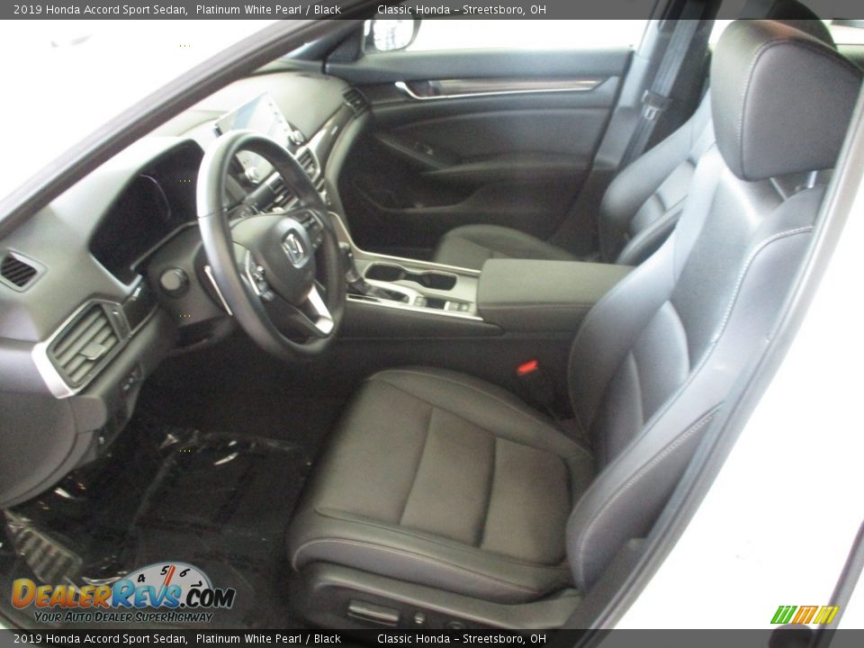 2019 Honda Accord Sport Sedan Platinum White Pearl / Black Photo #27