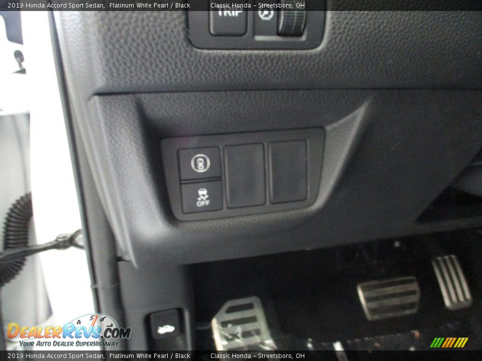 2019 Honda Accord Sport Sedan Platinum White Pearl / Black Photo #28