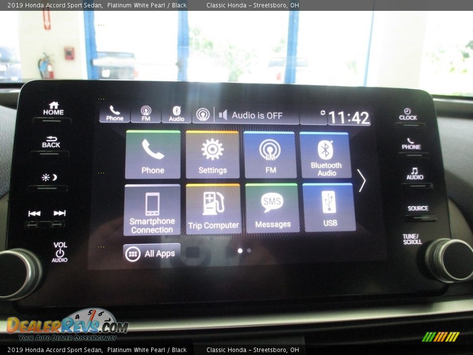 2019 Honda Accord Sport Sedan Platinum White Pearl / Black Photo #35