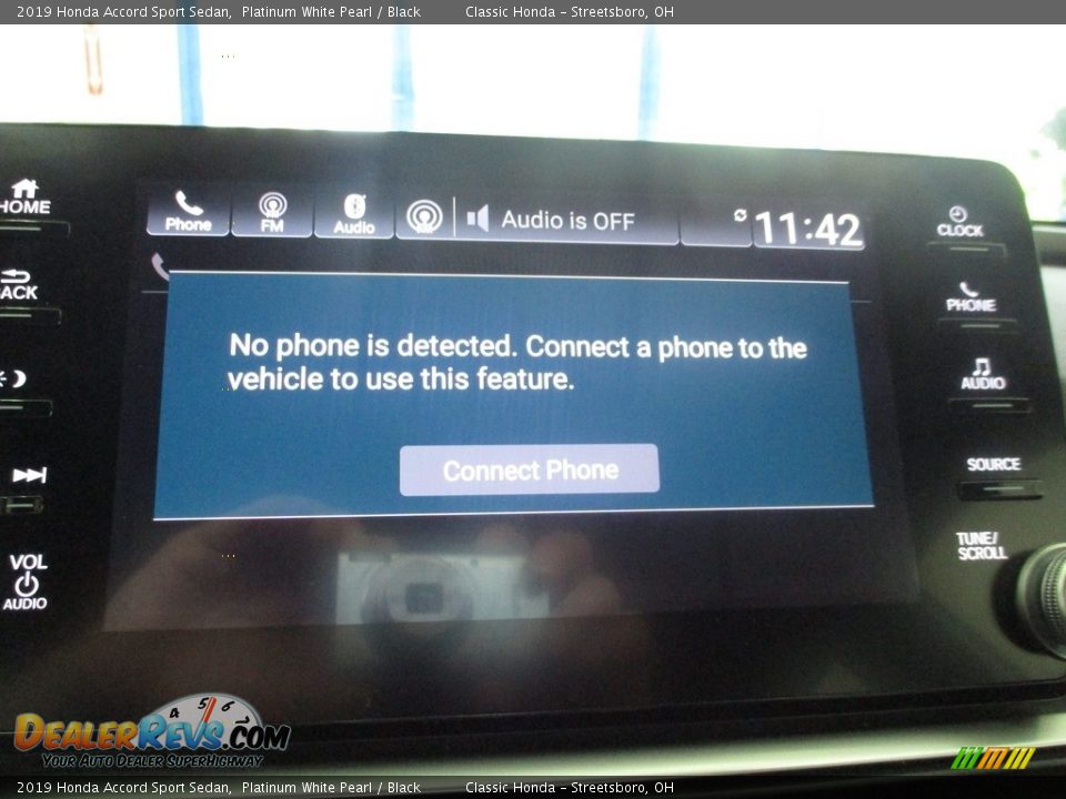 2019 Honda Accord Sport Sedan Platinum White Pearl / Black Photo #36