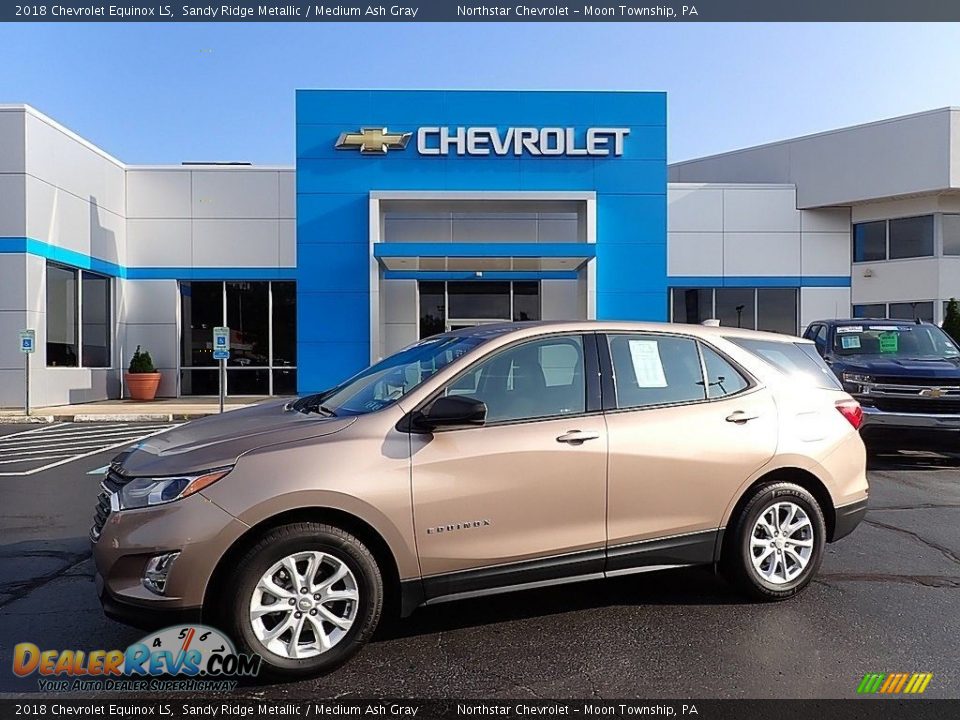 2018 Chevrolet Equinox LS Sandy Ridge Metallic / Medium Ash Gray Photo #1