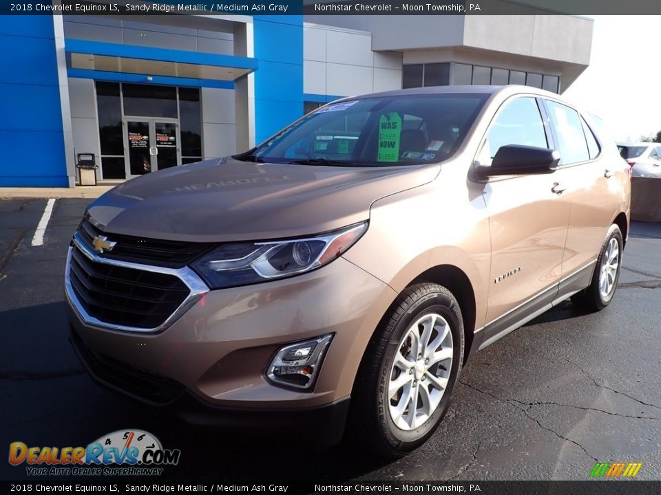 2018 Chevrolet Equinox LS Sandy Ridge Metallic / Medium Ash Gray Photo #2