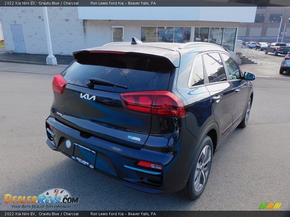 2022 Kia Niro EV Gravity Blue / Charcoal Photo #2