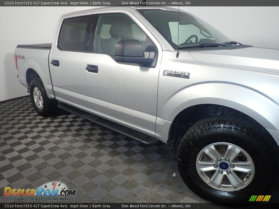 2019 Ford F150 XLT SuperCrew 4x4 Ingot Silver / Earth Gray Photo #4