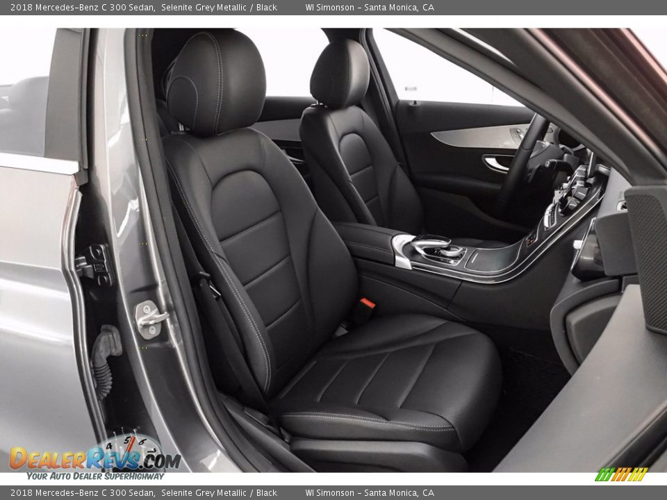 2018 Mercedes-Benz C 300 Sedan Selenite Grey Metallic / Black Photo #6