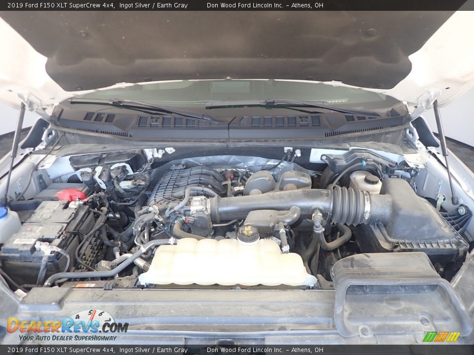 2019 Ford F150 XLT SuperCrew 4x4 Ingot Silver / Earth Gray Photo #7