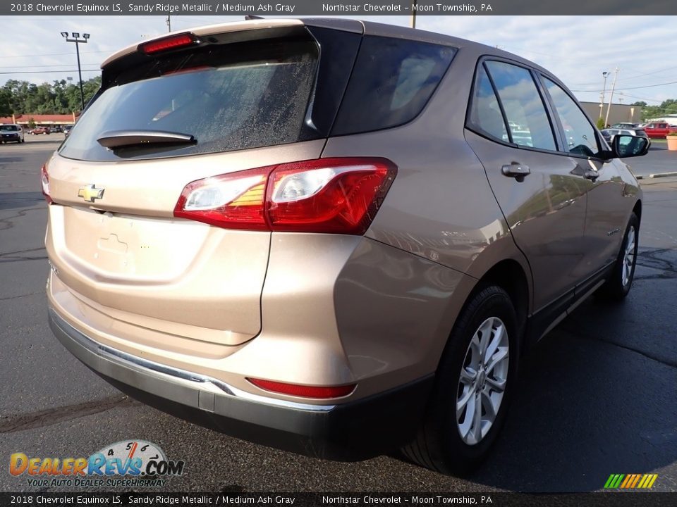 2018 Chevrolet Equinox LS Sandy Ridge Metallic / Medium Ash Gray Photo #8