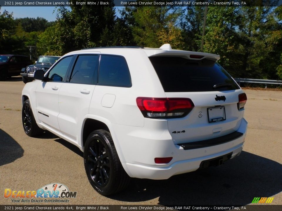 2021 Jeep Grand Cherokee Laredo 4x4 Bright White / Black Photo #8