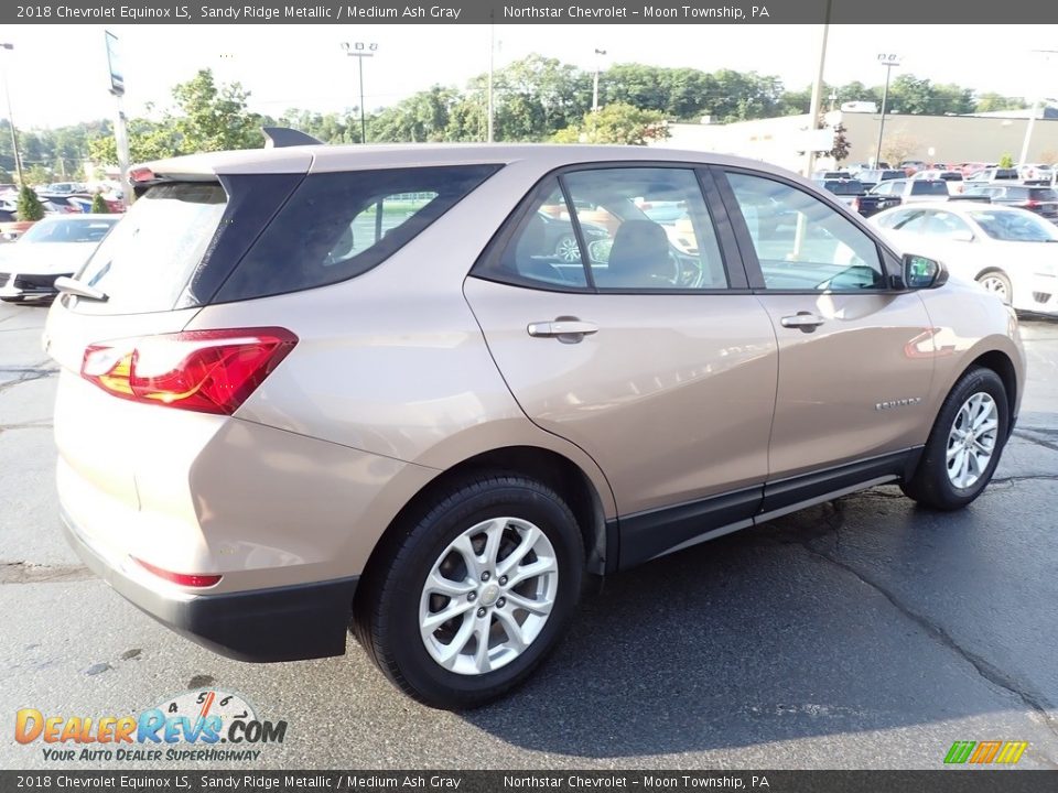 2018 Chevrolet Equinox LS Sandy Ridge Metallic / Medium Ash Gray Photo #9