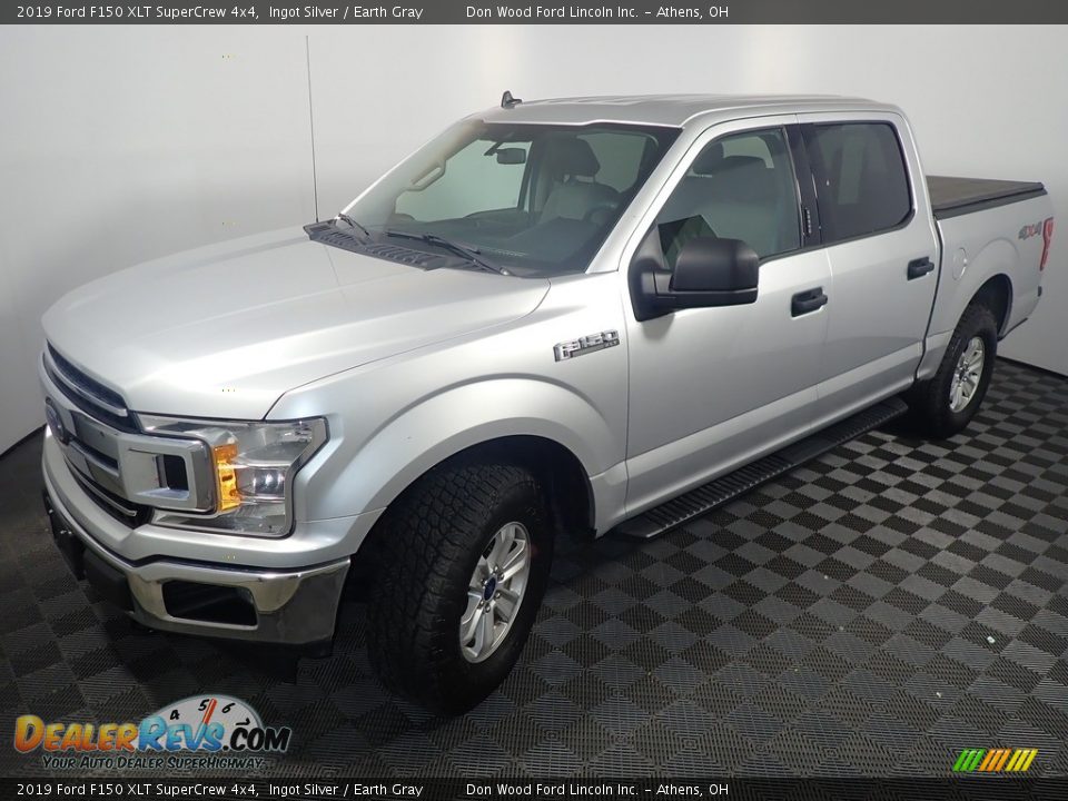 2019 Ford F150 XLT SuperCrew 4x4 Ingot Silver / Earth Gray Photo #9