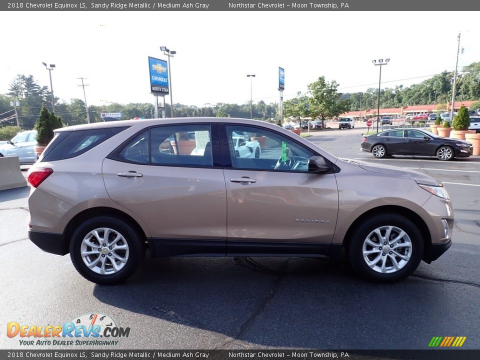 2018 Chevrolet Equinox LS Sandy Ridge Metallic / Medium Ash Gray Photo #10