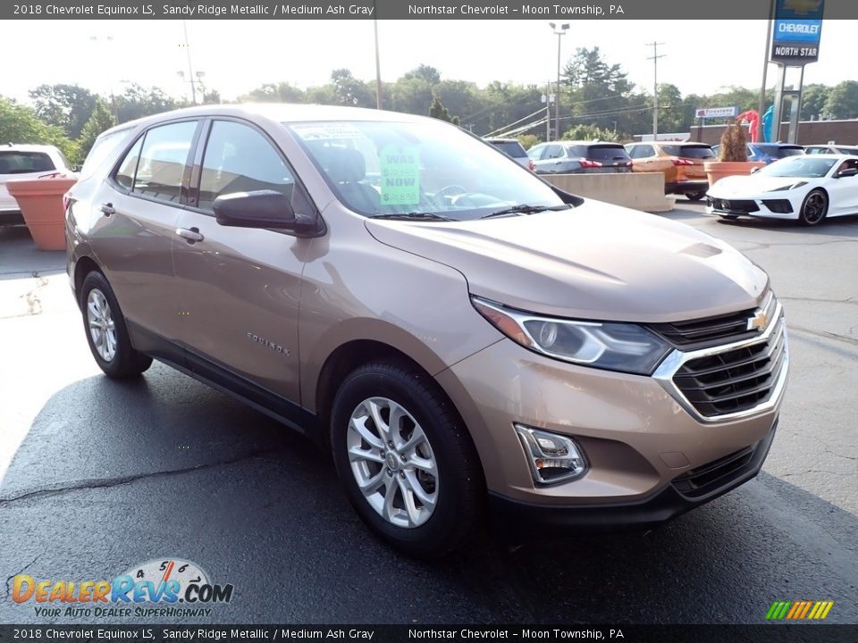 2018 Chevrolet Equinox LS Sandy Ridge Metallic / Medium Ash Gray Photo #11