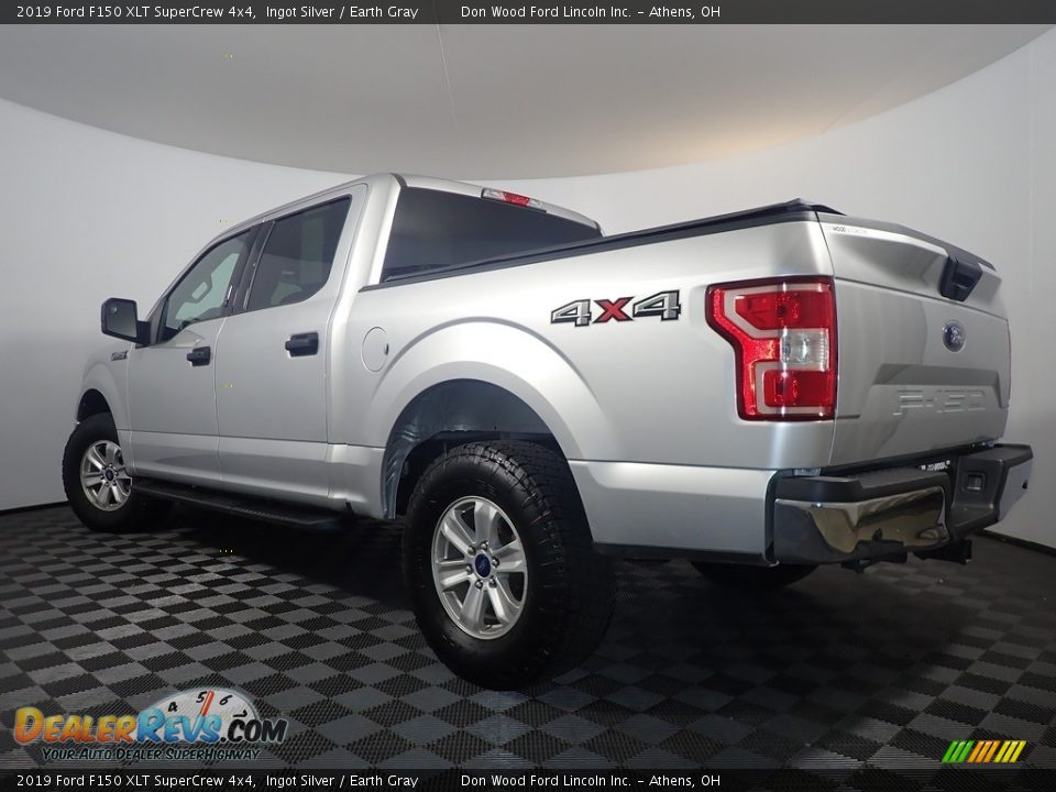 2019 Ford F150 XLT SuperCrew 4x4 Ingot Silver / Earth Gray Photo #11