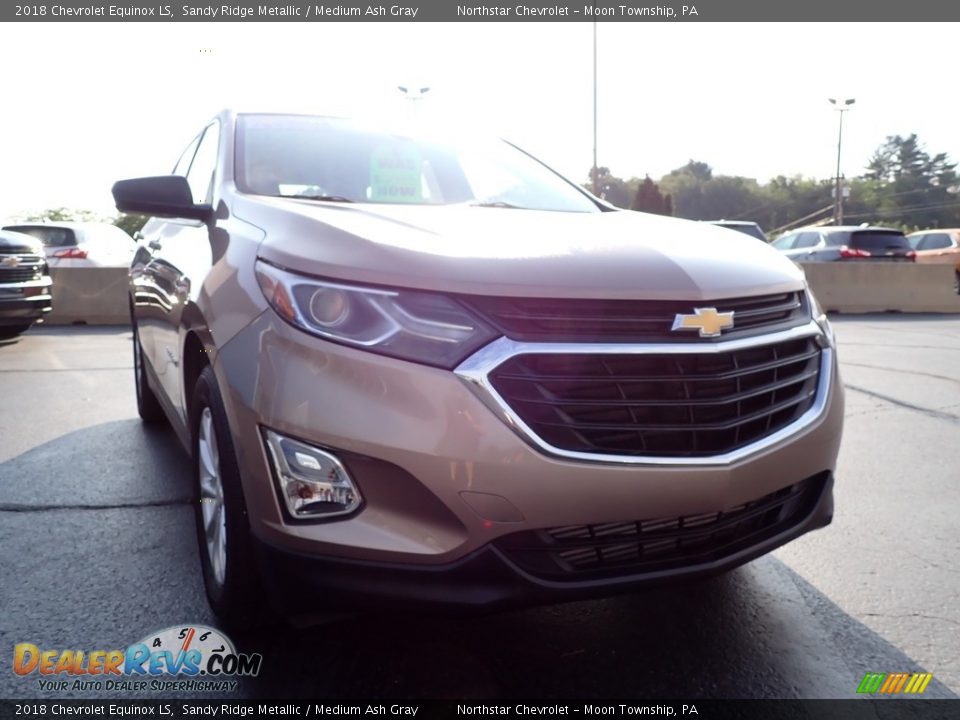 2018 Chevrolet Equinox LS Sandy Ridge Metallic / Medium Ash Gray Photo #12