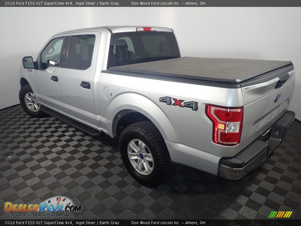 2019 Ford F150 XLT SuperCrew 4x4 Ingot Silver / Earth Gray Photo #12
