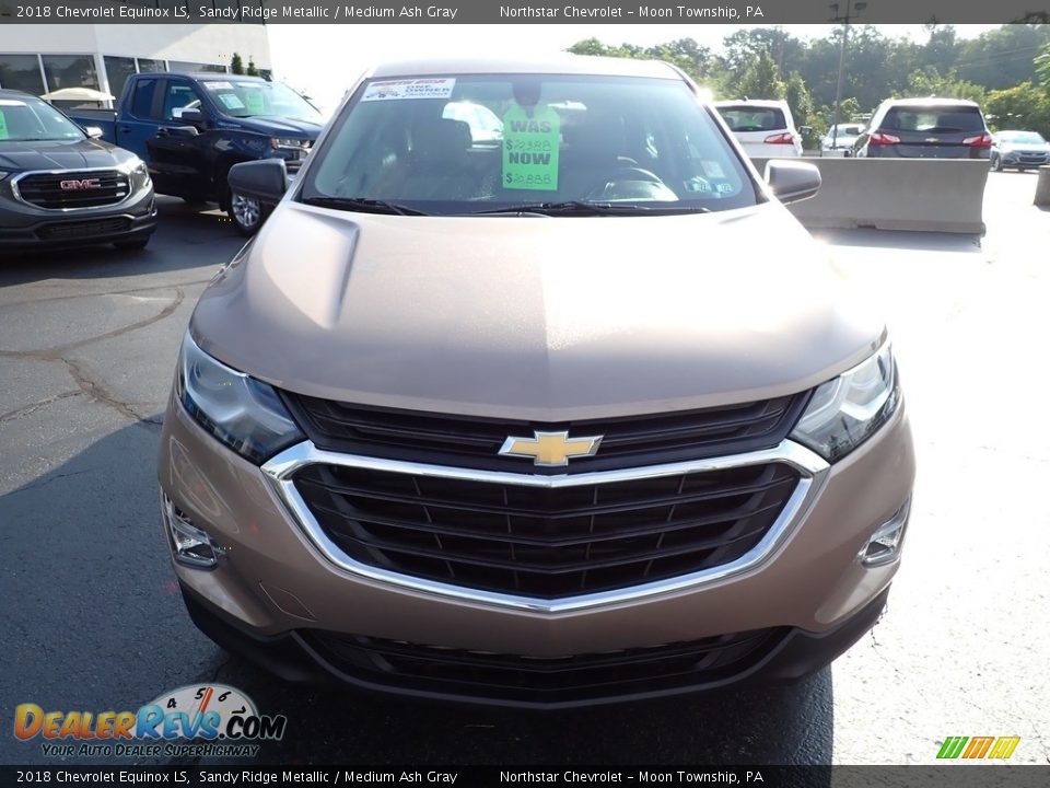 2018 Chevrolet Equinox LS Sandy Ridge Metallic / Medium Ash Gray Photo #13