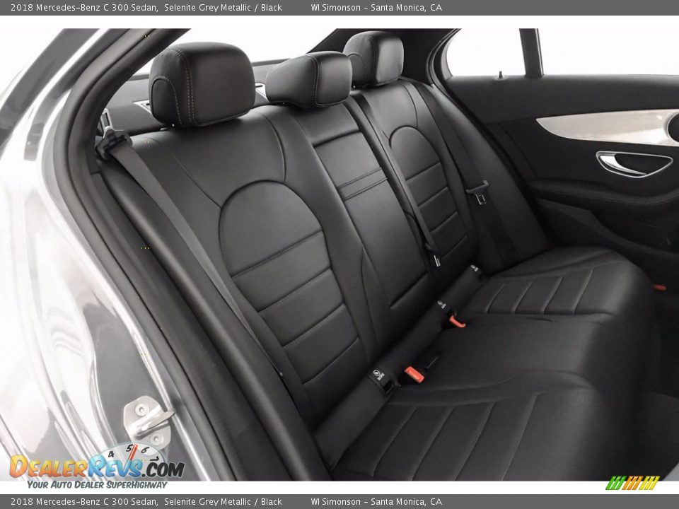2018 Mercedes-Benz C 300 Sedan Selenite Grey Metallic / Black Photo #13