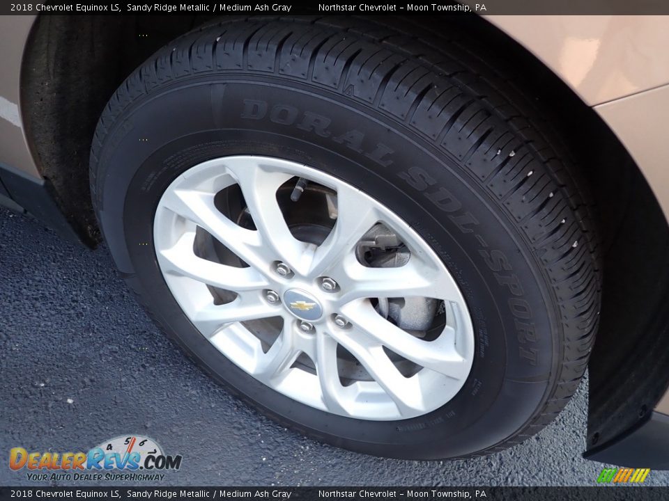 2018 Chevrolet Equinox LS Sandy Ridge Metallic / Medium Ash Gray Photo #14