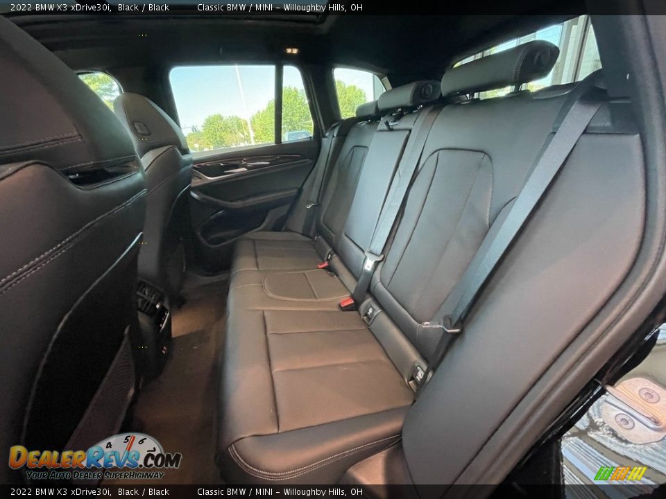 Rear Seat of 2022 BMW X3 xDrive30i Photo #5