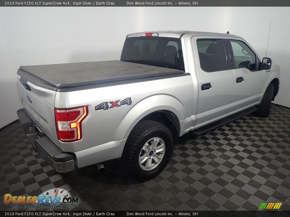 2019 Ford F150 XLT SuperCrew 4x4 Ingot Silver / Earth Gray Photo #16