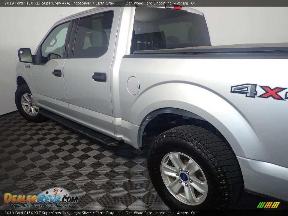 2019 Ford F150 XLT SuperCrew 4x4 Ingot Silver / Earth Gray Photo #17