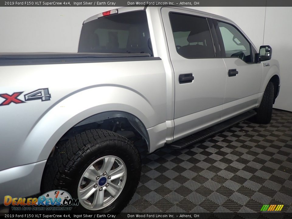 2019 Ford F150 XLT SuperCrew 4x4 Ingot Silver / Earth Gray Photo #18