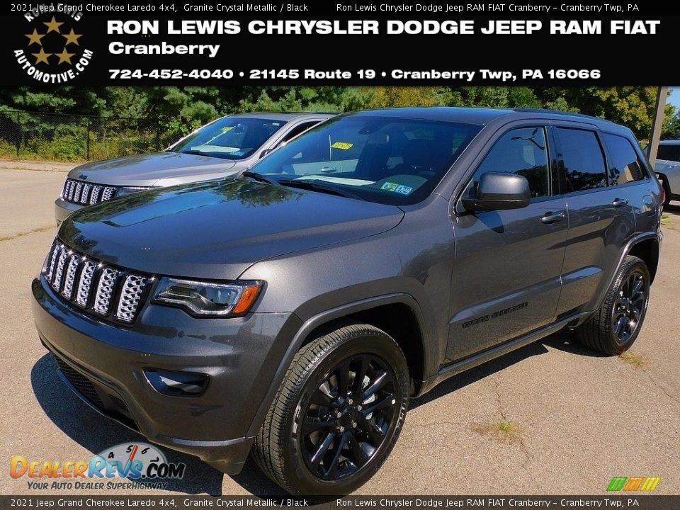 2021 Jeep Grand Cherokee Laredo 4x4 Granite Crystal Metallic / Black Photo #1