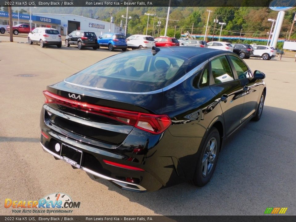 2022 Kia K5 LXS Ebony Black / Black Photo #2