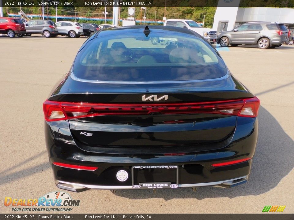 2022 Kia K5 LXS Ebony Black / Black Photo #3
