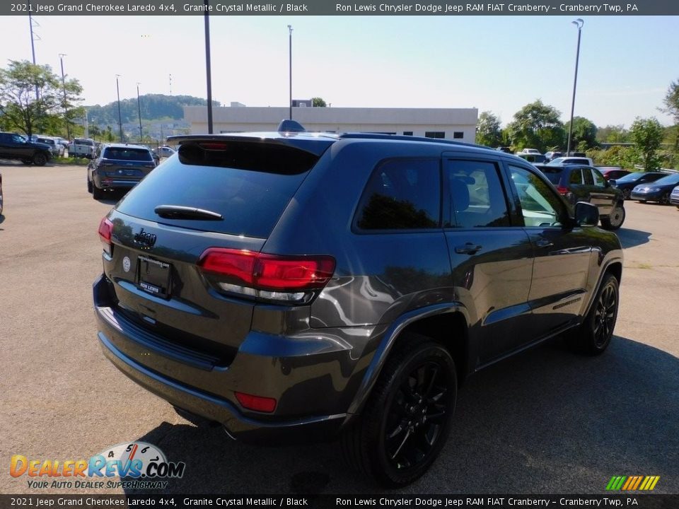 2021 Jeep Grand Cherokee Laredo 4x4 Granite Crystal Metallic / Black Photo #4