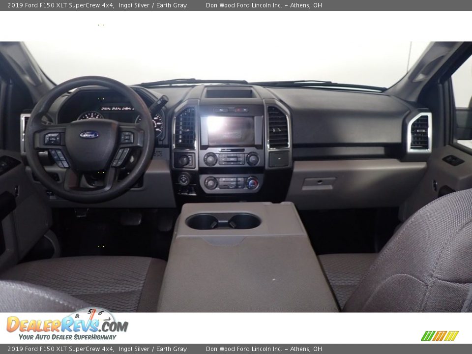 2019 Ford F150 XLT SuperCrew 4x4 Ingot Silver / Earth Gray Photo #24