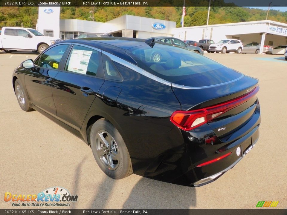 2022 Kia K5 LXS Ebony Black / Black Photo #5