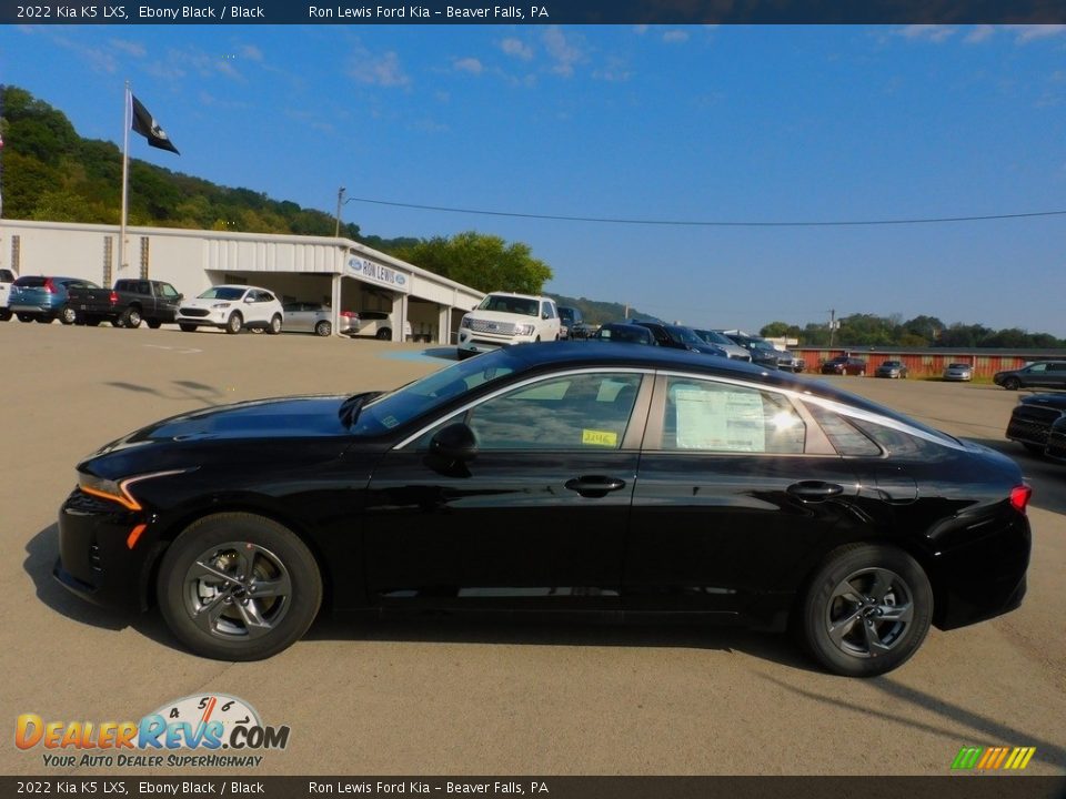 Ebony Black 2022 Kia K5 LXS Photo #6